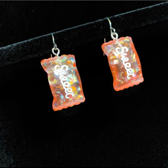 Candy bag earrings - Picture 2 of 4